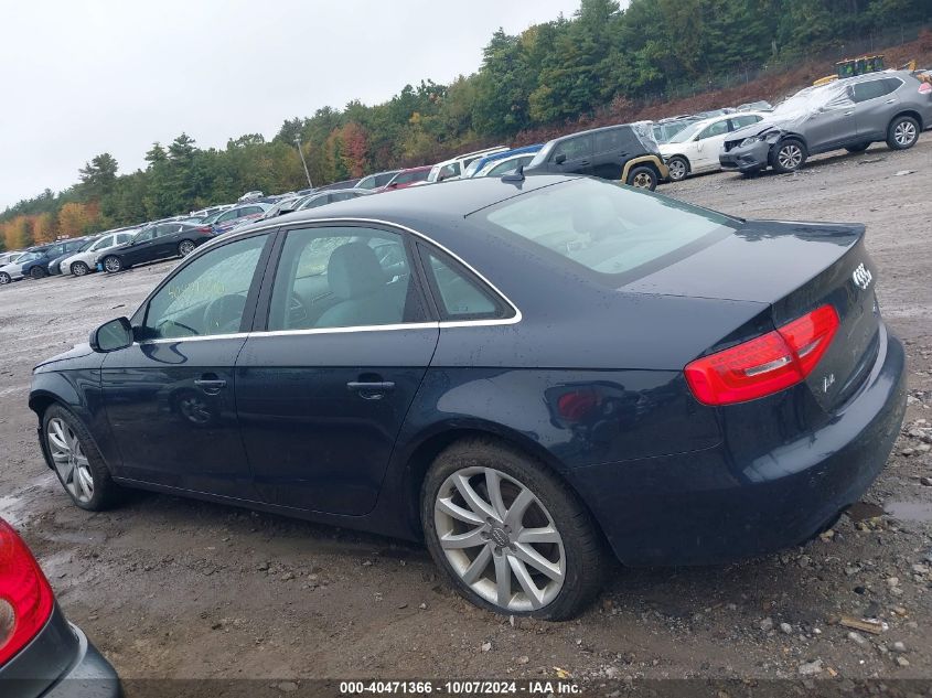 2013 Audi A4 2.0T Premium VIN: WAUFFBFL0DN043197 Lot: 40471366