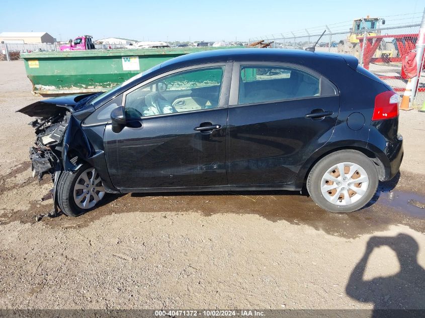 KNADM5A36D6117383 2013 Kia Rio Lx