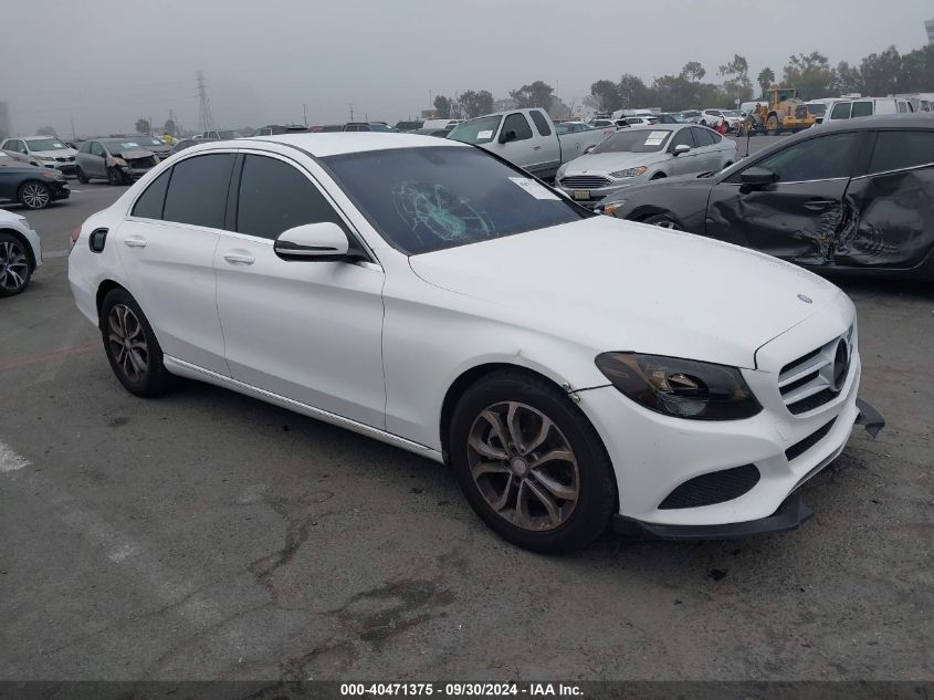 55SWF4JB1FU059289 2015 MERCEDES-BENZ C CLASS - Image 1