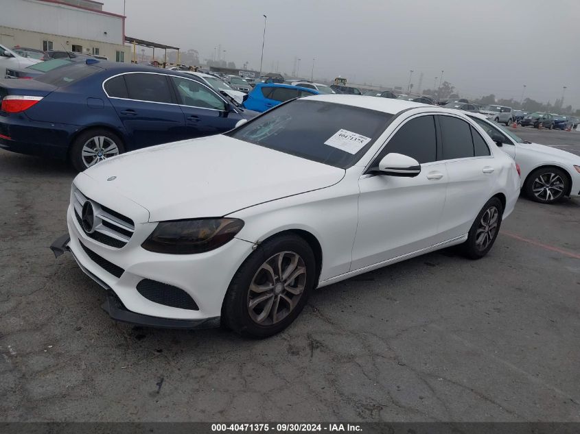 55SWF4JB1FU059289 2015 MERCEDES-BENZ C CLASS - Image 2