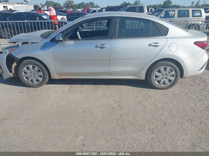 2022 Kia Rio Lx VIN: 3KPA24AD7NE463484 Lot: 40471382