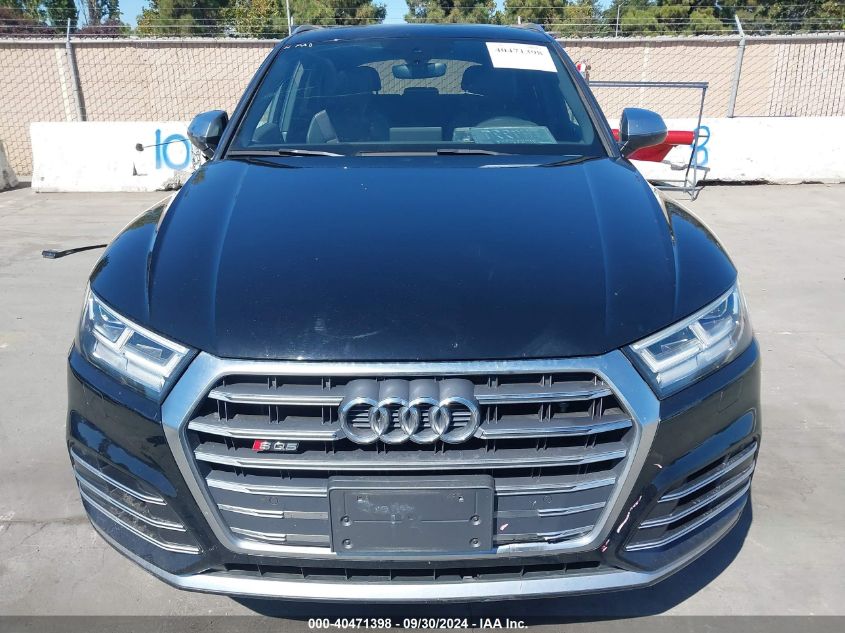 2018 Audi Sq5 3.0T Premium Plus VIN: WA1A4AFY9J2165850 Lot: 40471398