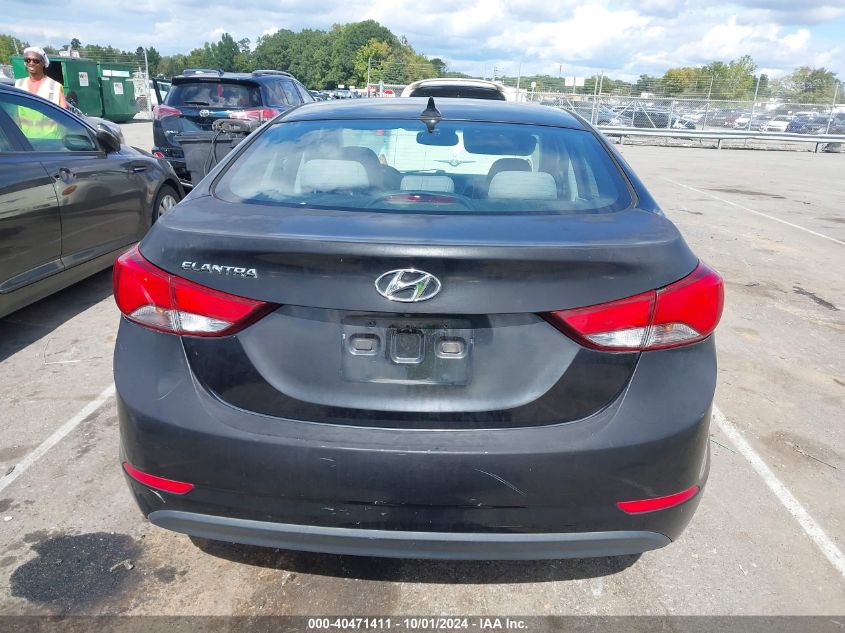 2015 Hyundai Elantra Se VIN: KMHDH4AE7FU420914 Lot: 40471411