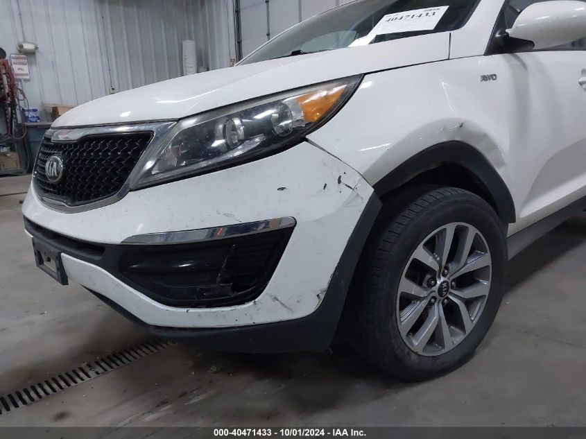 2015 Kia Sportage Lx VIN: KNDPBCAC8F7774208 Lot: 40471433