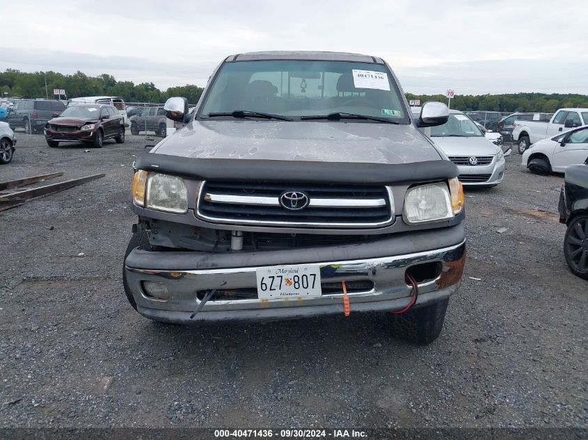 2000 Toyota Tundra Sr5 V8 VIN: 5TBBT4411YS123494 Lot: 40471436