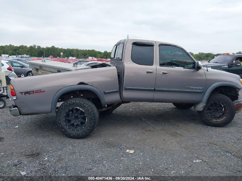 2000 Toyota Tundra Sr5 V8 VIN: 5TBBT4411YS123494 Lot: 40471436