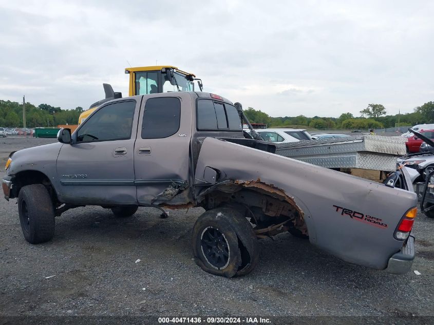 2000 Toyota Tundra Sr5 V8 VIN: 5TBBT4411YS123494 Lot: 40471436