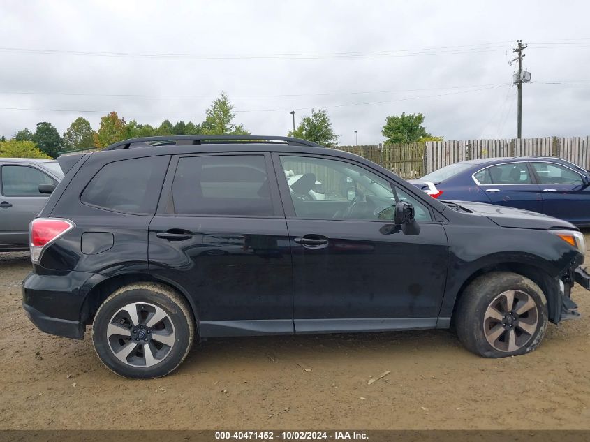 2017 Subaru Forester 2.5I Premium VIN: JF2SJAGCXHH543625 Lot: 40471452