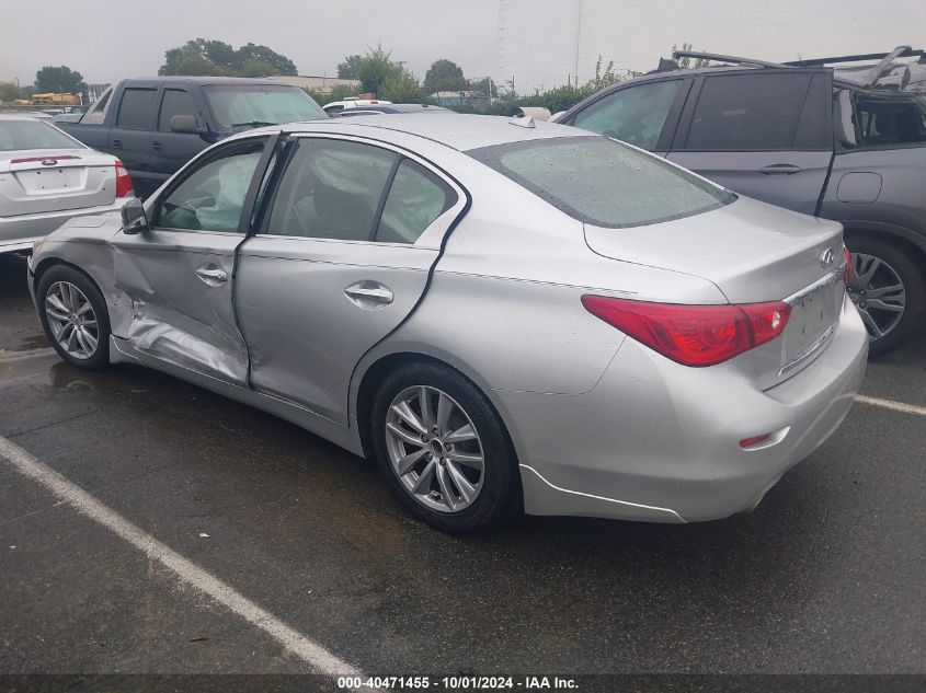 2014 Infiniti Q50 Premium VIN: JN1BV7AP3EM684253 Lot: 40471455