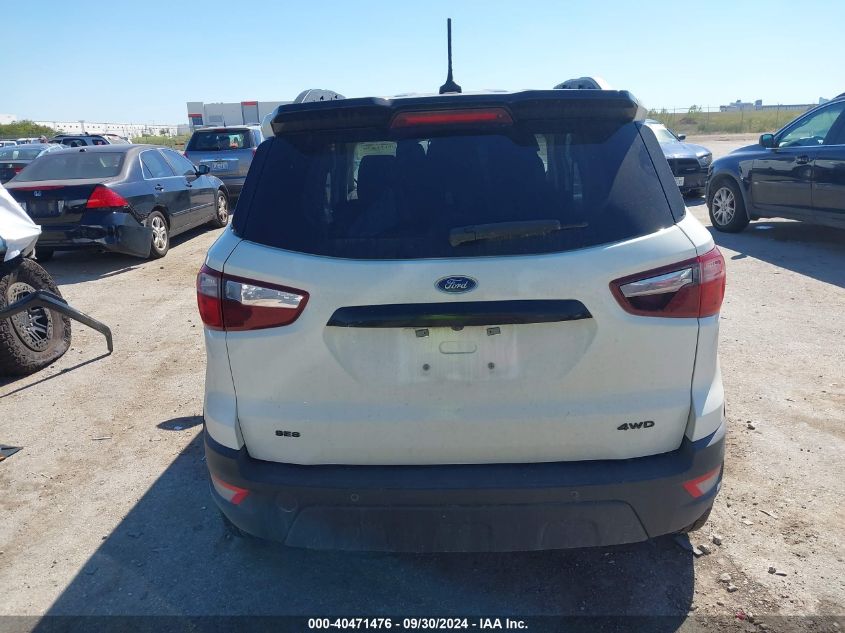 2021 Ford Ecosport Ses VIN: MAJ6S3JL0MC405140 Lot: 40471476