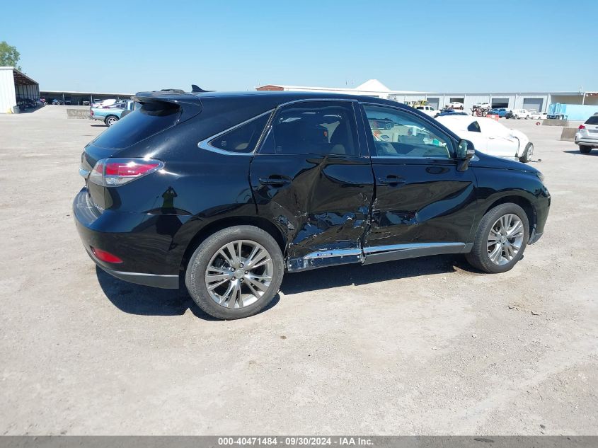 2013 Lexus Rx 450H VIN: JTJZB1BA0D2008670 Lot: 40471484