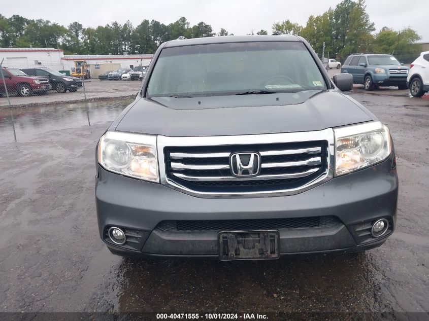 2012 Honda Pilot Ex-L VIN: 5FNYF4H53CB048266 Lot: 40471555