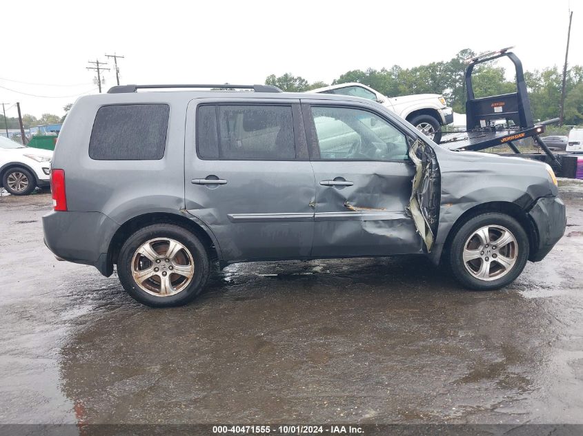 2012 Honda Pilot Ex-L VIN: 5FNYF4H53CB048266 Lot: 40471555