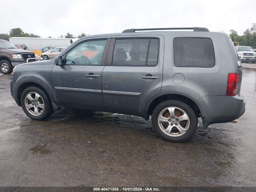 2012 Honda Pilot Ex-L VIN: 5FNYF4H53CB048266 Lot: 40471555