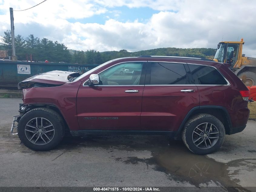 2017 Jeep Grand Cherokee Limited 4X4 VIN: 1C4RJFBG8HC604164 Lot: 40471575