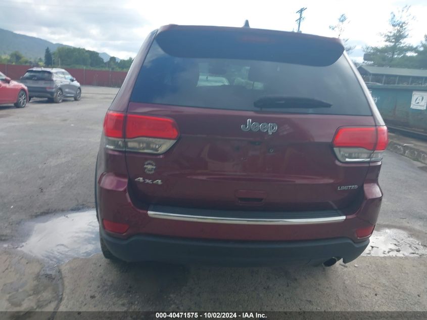 2017 Jeep Grand Cherokee Limited 4X4 VIN: 1C4RJFBG8HC604164 Lot: 40471575