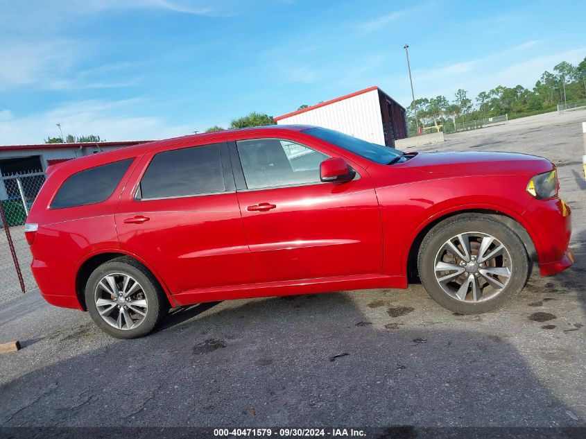 2013 Dodge Durango R/T VIN: 1C4SDHCT7DC614002 Lot: 40471579