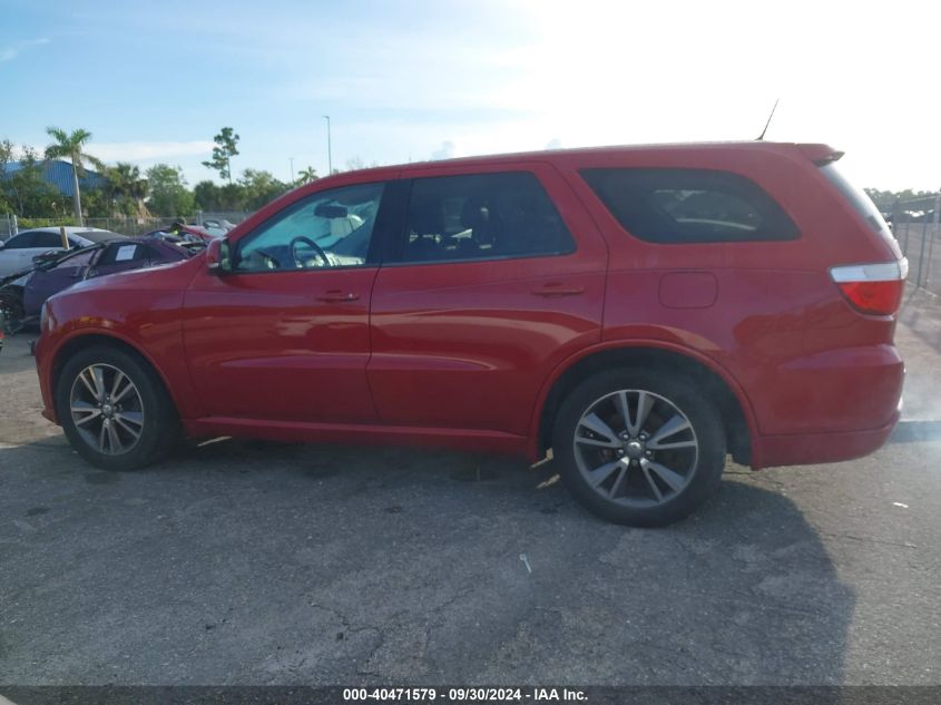 2013 Dodge Durango R/T VIN: 1C4SDHCT7DC614002 Lot: 40471579