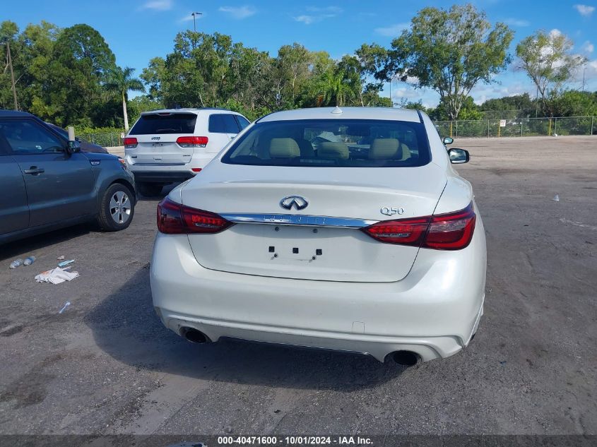 2018 Infiniti Q50 Luxe/Sport VIN: JN1EV7AP7JM590156 Lot: 40471600