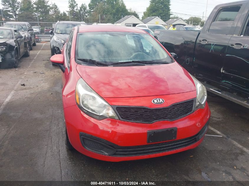 KNADM4A39E6417124 2014 Kia Rio Lx