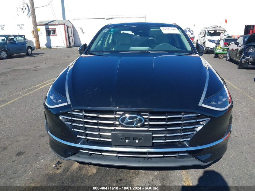 2020 Hyundai Sonata Hybrid Blue VIN: KMHL24JJ6LA010046 Lot: 40471618