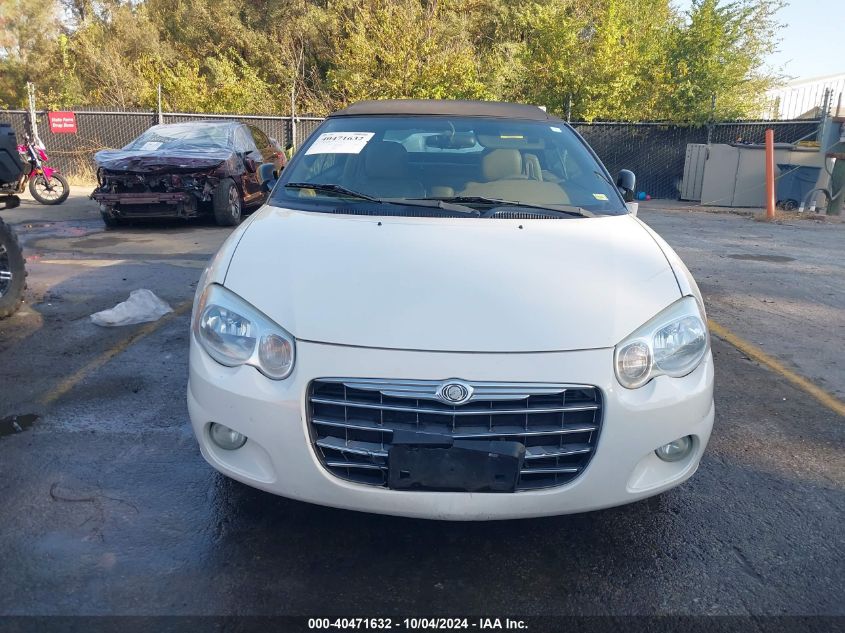 2004 Chrysler Sebring Lxi VIN: 1C3EL55R84N156236 Lot: 40471632