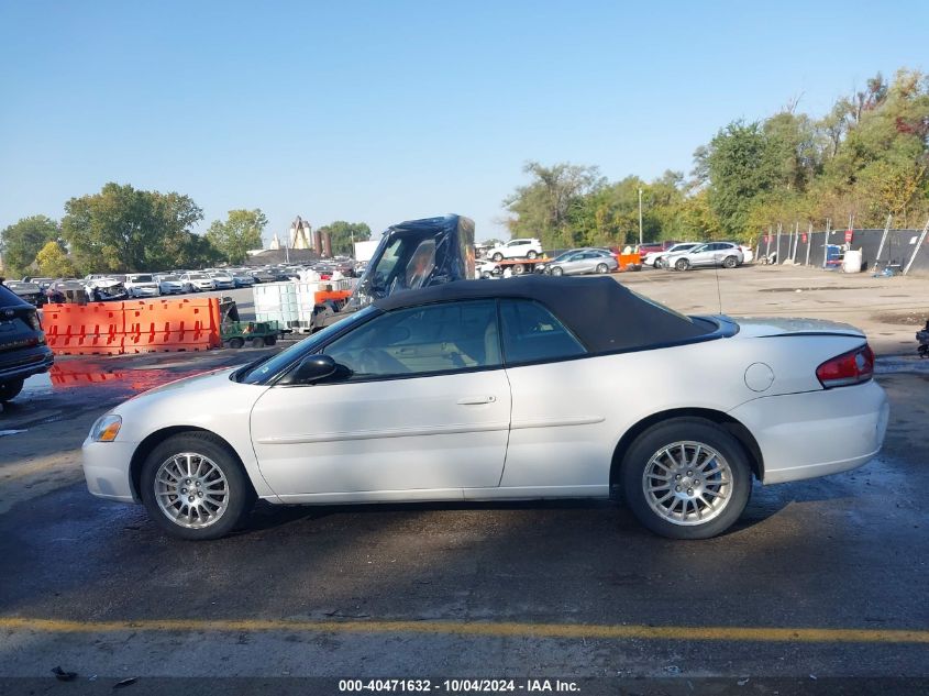 2004 Chrysler Sebring Lxi VIN: 1C3EL55R84N156236 Lot: 40471632