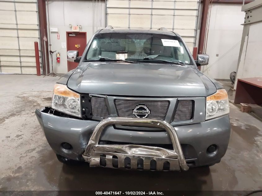 2009 Nissan Armada Se VIN: 5N1AA08C79N602292 Lot: 40471647