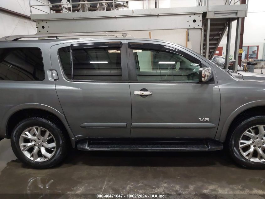 2009 Nissan Armada Se VIN: 5N1AA08C79N602292 Lot: 40471647