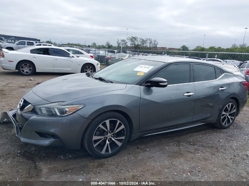 2018 Nissan Maxima 3.5 Sv VIN: 1N4AA6AP9JC372085 Lot: 40471666