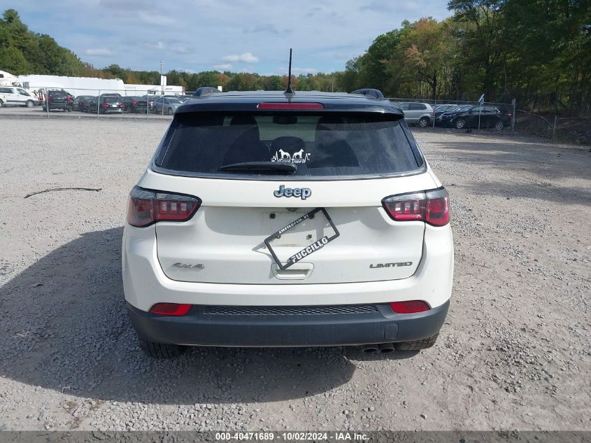 2018 Jeep Compass Limited 4X4 VIN: 3C4NJDCB9JT231894 Lot: 40471689