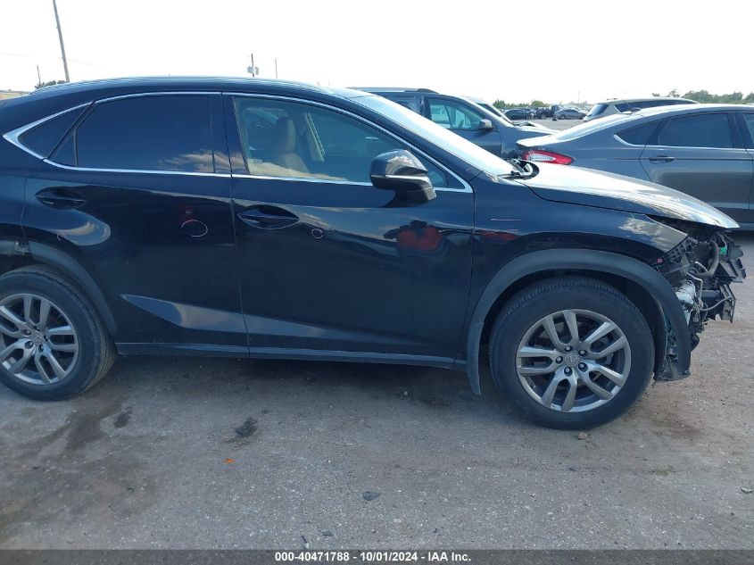 2015 Lexus Nx 200T VIN: JTJYARBZ5F2016995 Lot: 40471788