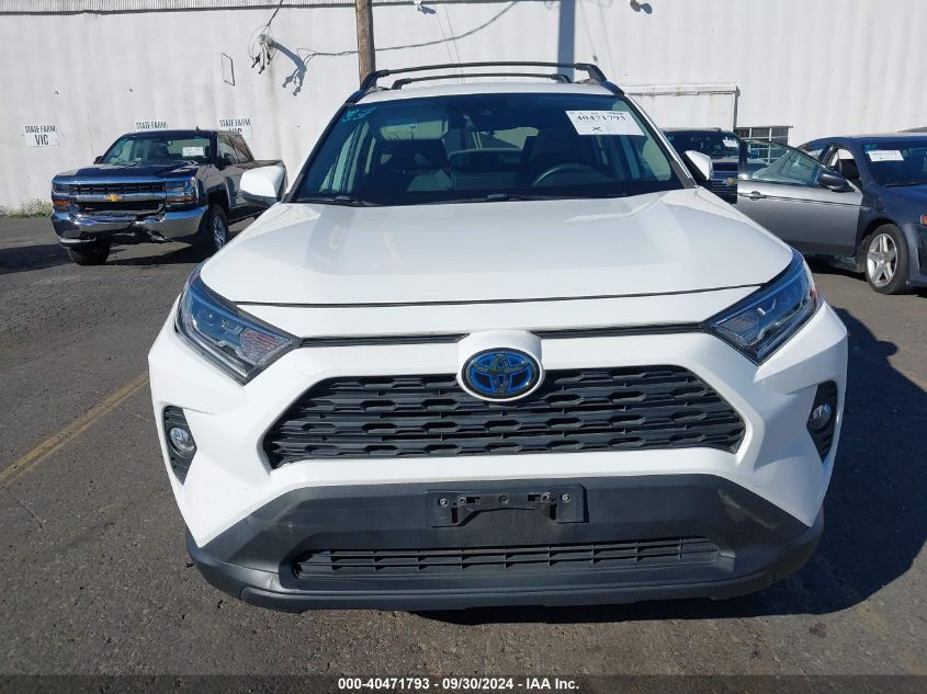 2020 Toyota Rav4 Xle/Xse VIN: 2T3RWRFV0LW076153 Lot: 40471793