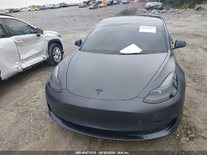 2022 Tesla Model 3 Long Range Dual Motor All-Wheel Drive VIN: 5YJ3E1EB8NF271900 Lot: 40471815