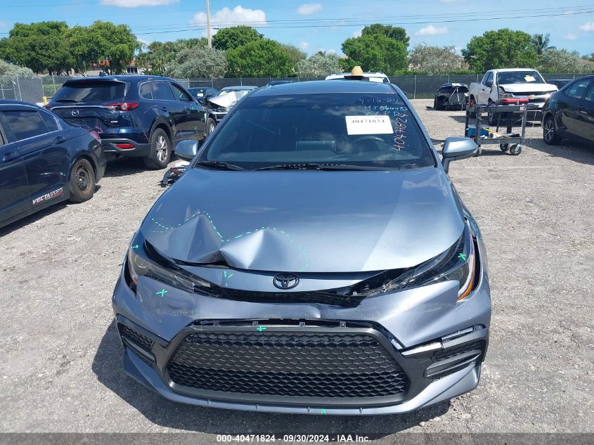 VIN JTDT4MCEXMJ064482 2021 TOYOTA COROLLA XSE