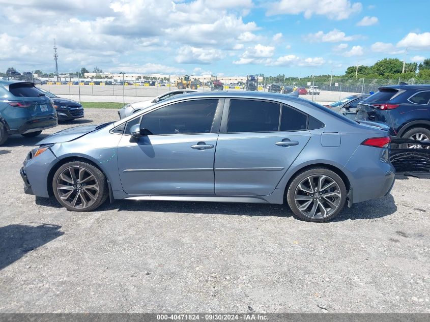 VIN JTDT4MCEXMJ064482 2021 TOYOTA COROLLA XSE