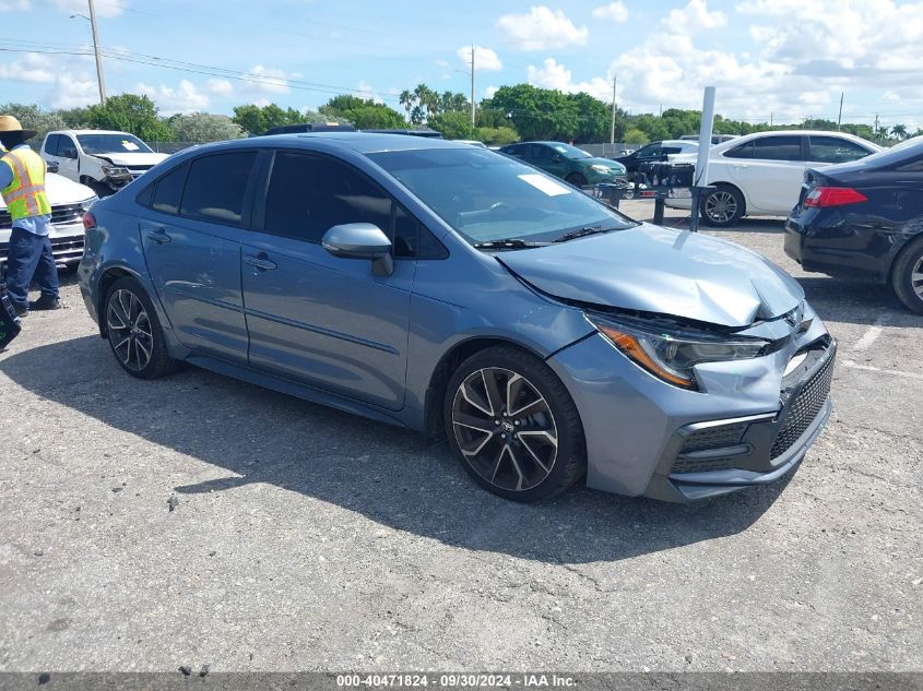 VIN JTDT4MCEXMJ064482 2021 TOYOTA COROLLA XSE