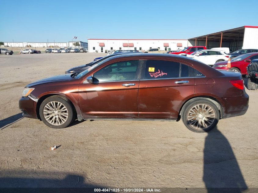 2012 Chrysler 200 Limited VIN: 1C3CCBCG9CN226946 Lot: 40471825