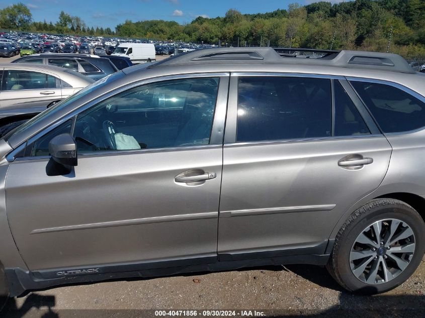 2015 Subaru Outback 2.5I Limited VIN: 4S4BSBNC5F3262813 Lot: 40471856