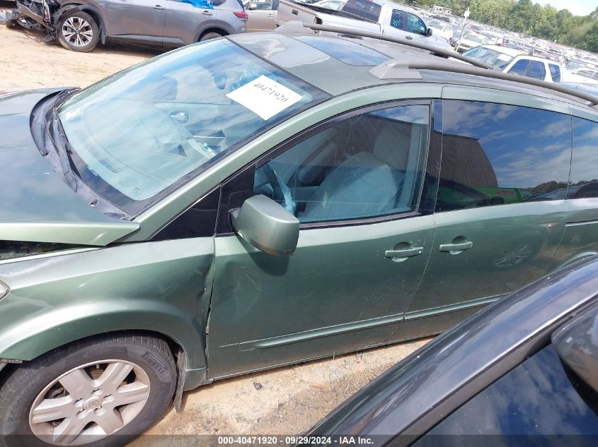 2004 Nissan Quest 3.5 Sl VIN: 5N1BV28U44N363273 Lot: 40471920