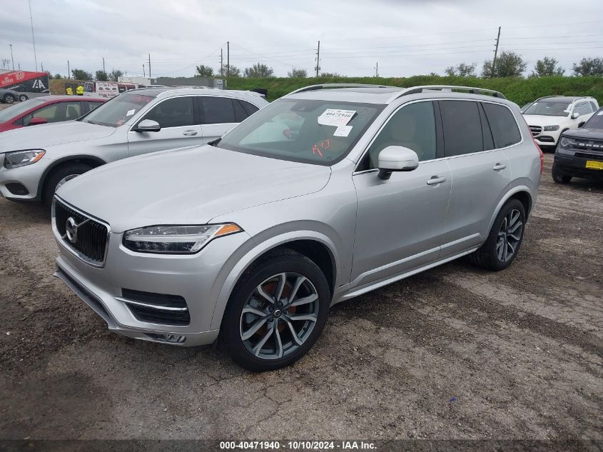 VIN YV4A22PK5K1481682 2019 Volvo XC90, T6 Momentum no.2