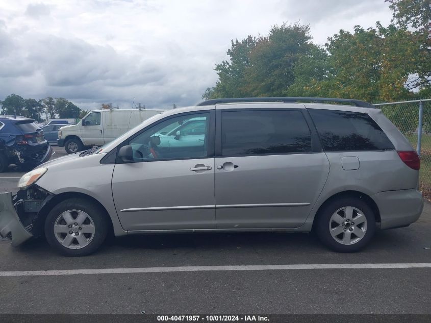 2005 Toyota Sienna Ce/Le VIN: 5TDZA23C85S250192 Lot: 40471957