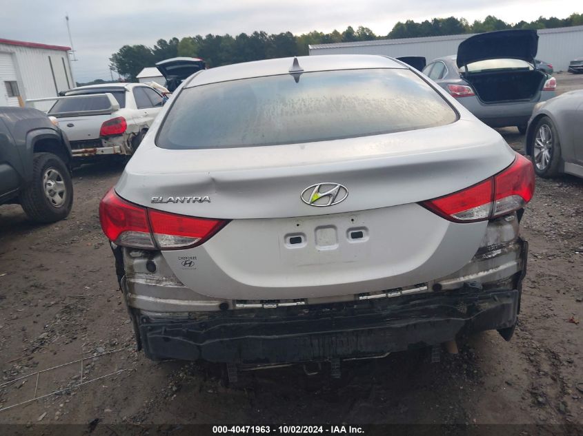 2012 Hyundai Elantra Gls (Ulsan Plant) VIN: KMHDH4AE1CU341640 Lot: 40471963