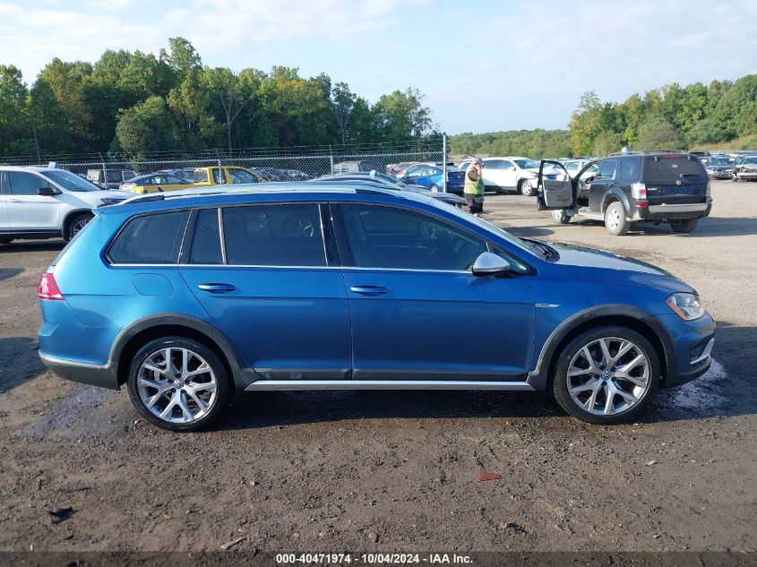 2017 Volkswagen Golf Alltrack Tsi S/Tsi Se/Tsi Sel VIN: 3VWH17AU2HM513945 Lot: 40471974