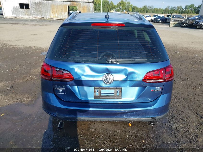 3VWH17AU2HM513945 2017 Volkswagen Golf Alltrack Tsi S/Tsi Se/Tsi Sel