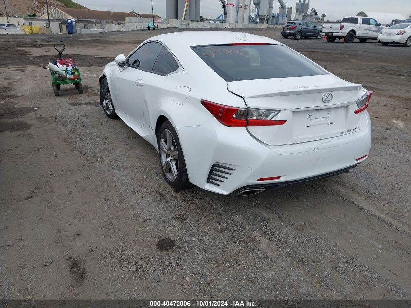 VIN JTHSE5BC8F5004015 2015 Lexus RC, 350 no.3