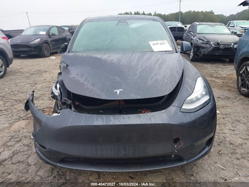 2021 Tesla Model Y Long Range Dual Motor All-Wheel Drive VIN: 5YJYGDEE0MF125520 Lot: 40472027