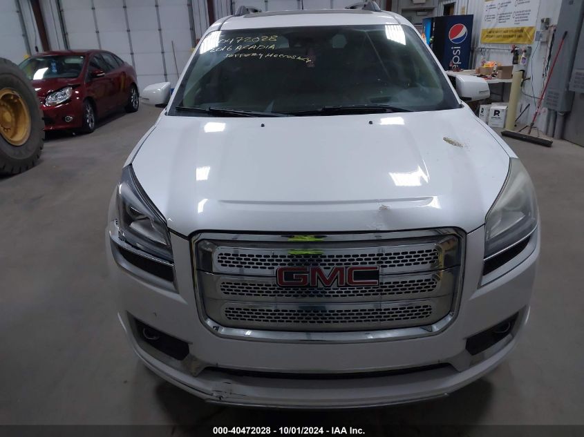 1GKKVTKD9GJ105401 2016 GMC Acadia Denali