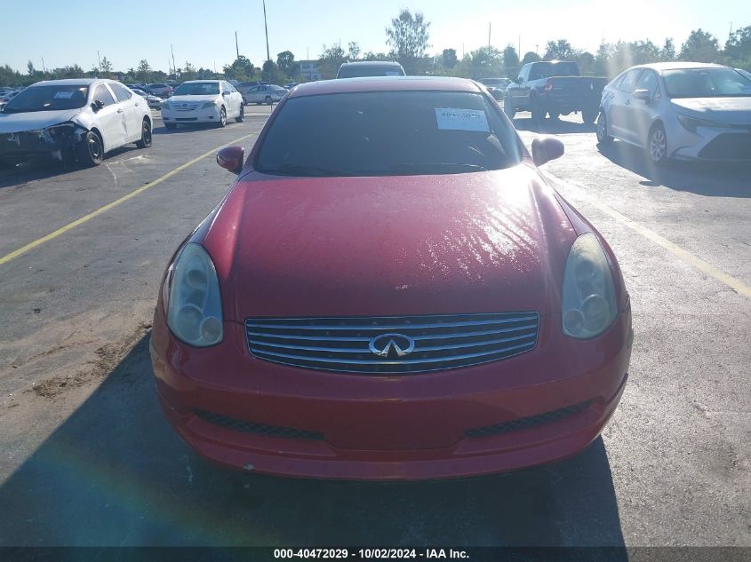 2005 Infiniti G35 VIN: JNKCV54E75M407362 Lot: 40472029