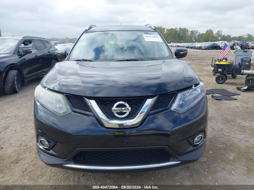 2016 Nissan Rogue S/Sl/Sv VIN: 5N1AT2MVXGC856214 Lot: 40472064